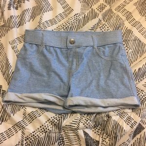 Stretchy jean shorts